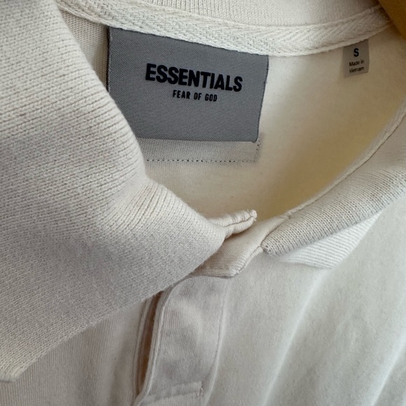 Essentials Fear of God Beige Polo Shirt - Picture 3 of 4